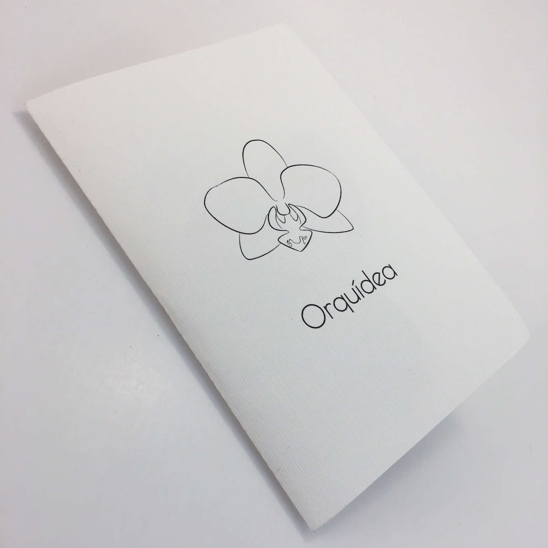 Tarjeta Pop-up Orquídea