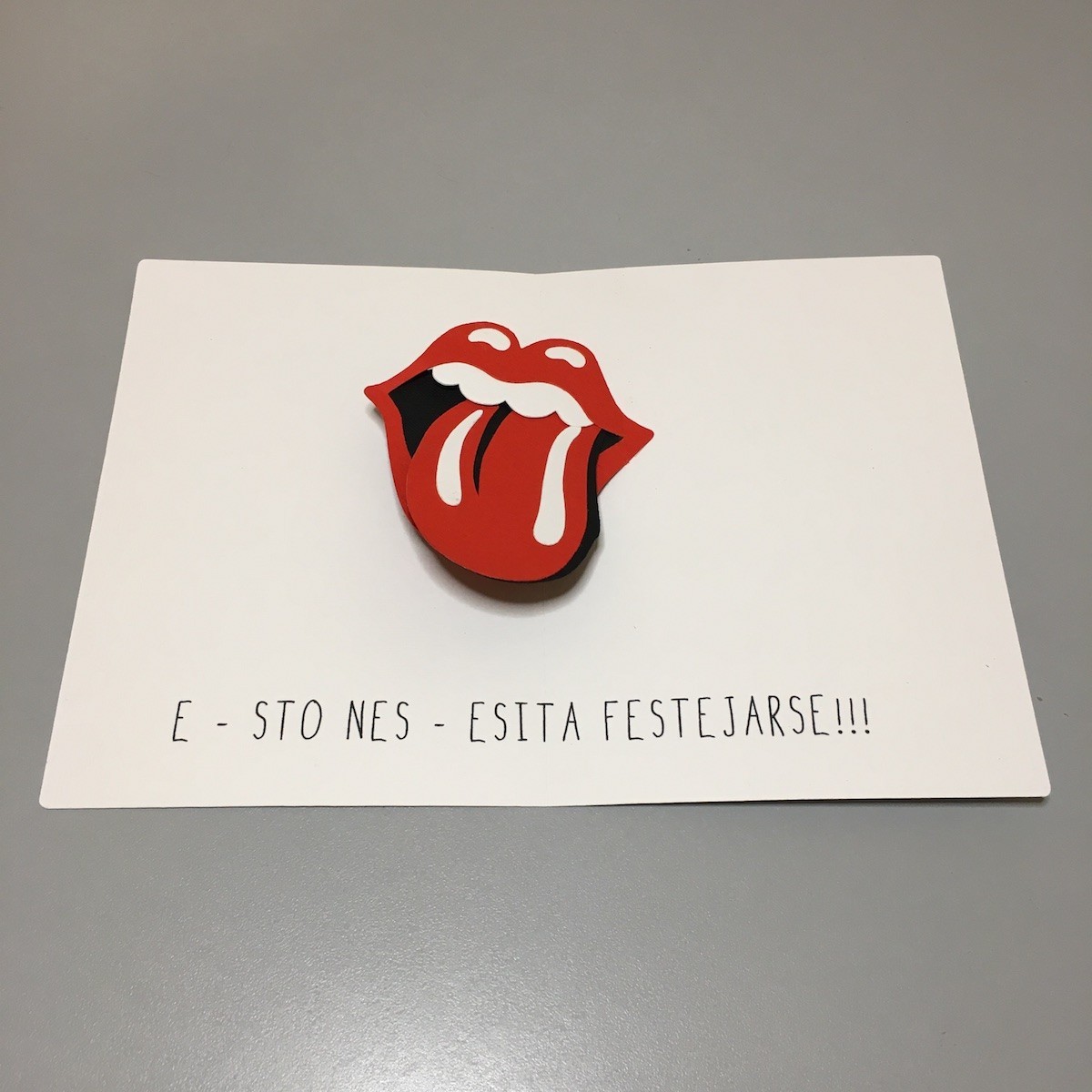 Tarjeta Rolling Stones